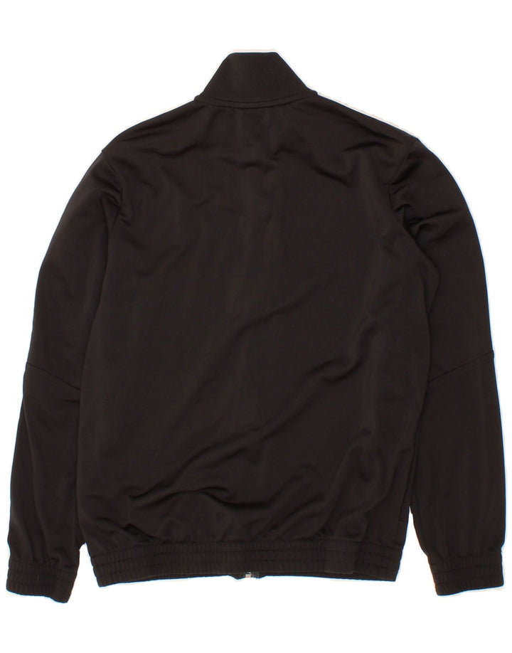 ADIDAS Boys Tracksuit Top Jacket 11-12 Years Black Polyester Vintage Adidas and Second-Hand Adidas from Messina Hembry 