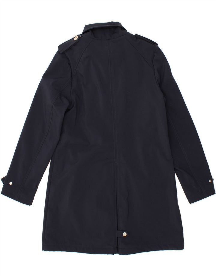 FRENCH CONNECTION Womens Overcoat UK 16 Large Navy Blue Polyester Vintage French Connection and Second-Hand French Connection from Messina Hembry 