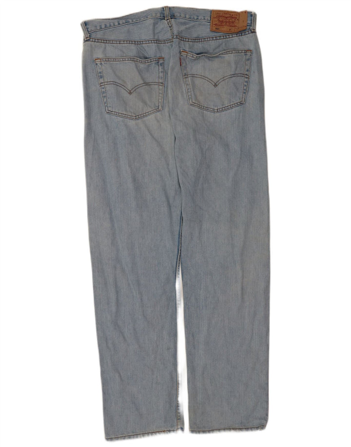 Levi's muške 501 ravne traperice W38 L34 plavi pamuk