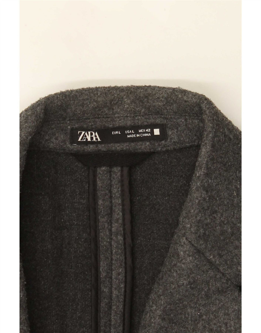 Zara muški kaput UK 40 veliki sivi