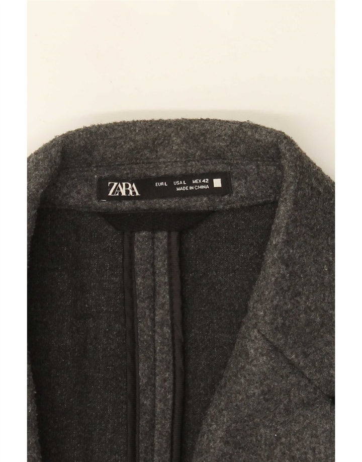 Zara muški kaput UK 40 veliki sivi