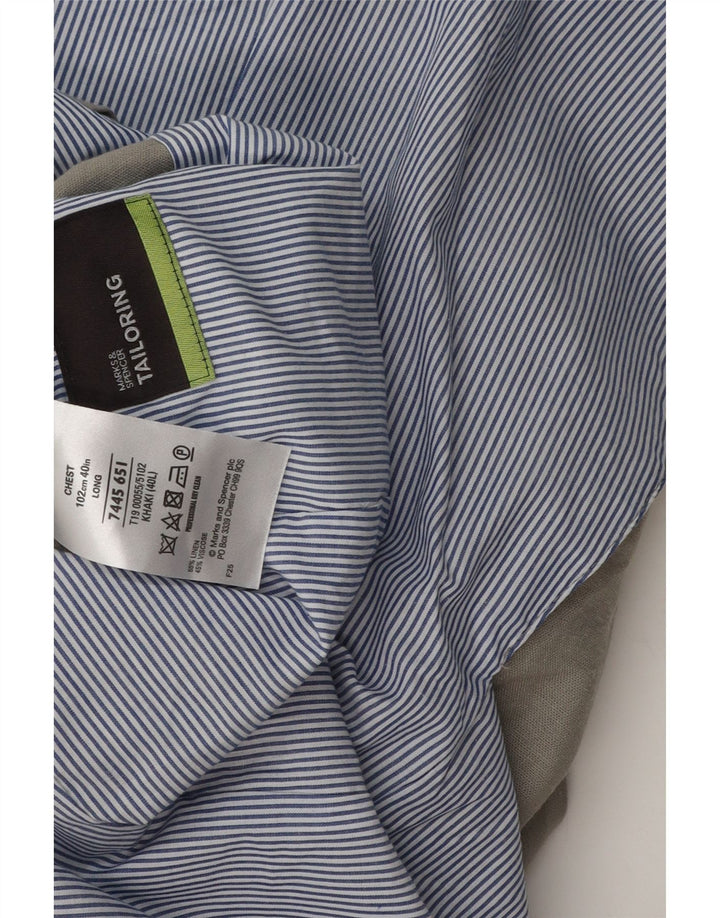 Marks & Spencer muška jakna sa 2 gumba UK 40 Large Gray Lan