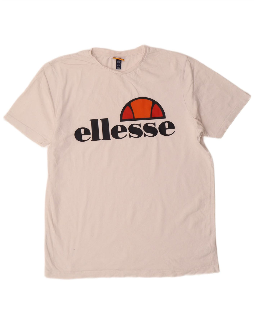 ELLESSE Muška majica kratkih rukava s grafičkim motivima, veliki bijeli pamuk