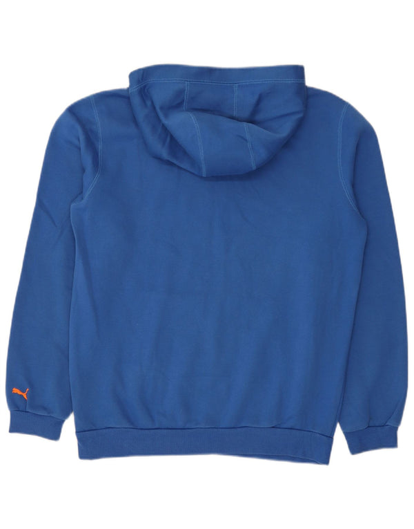 Puma Boys Graphic Hoodie Džemper 15-16 godina, plavi pamuk