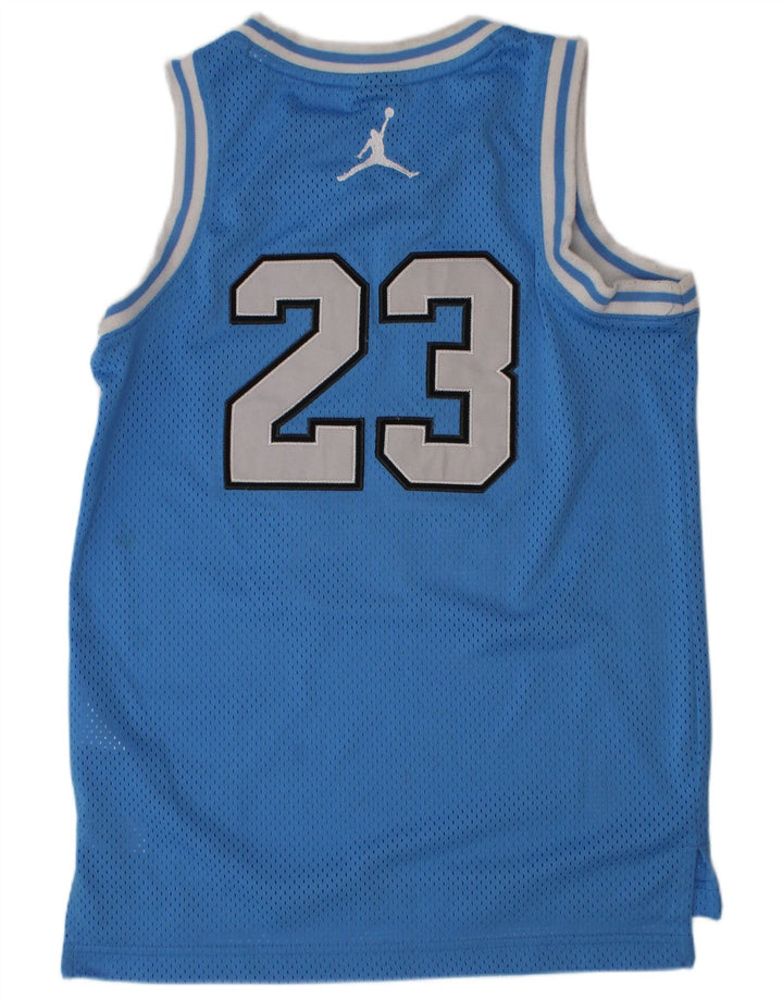 Jordan Boys Michael Jordan Graphic Jersey Top 8-9 Years Blue Poliester