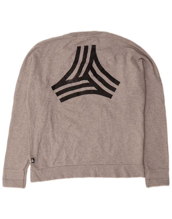 Adidas muška majica s grafičkim motivima, veliki sivi pamuk s flekama