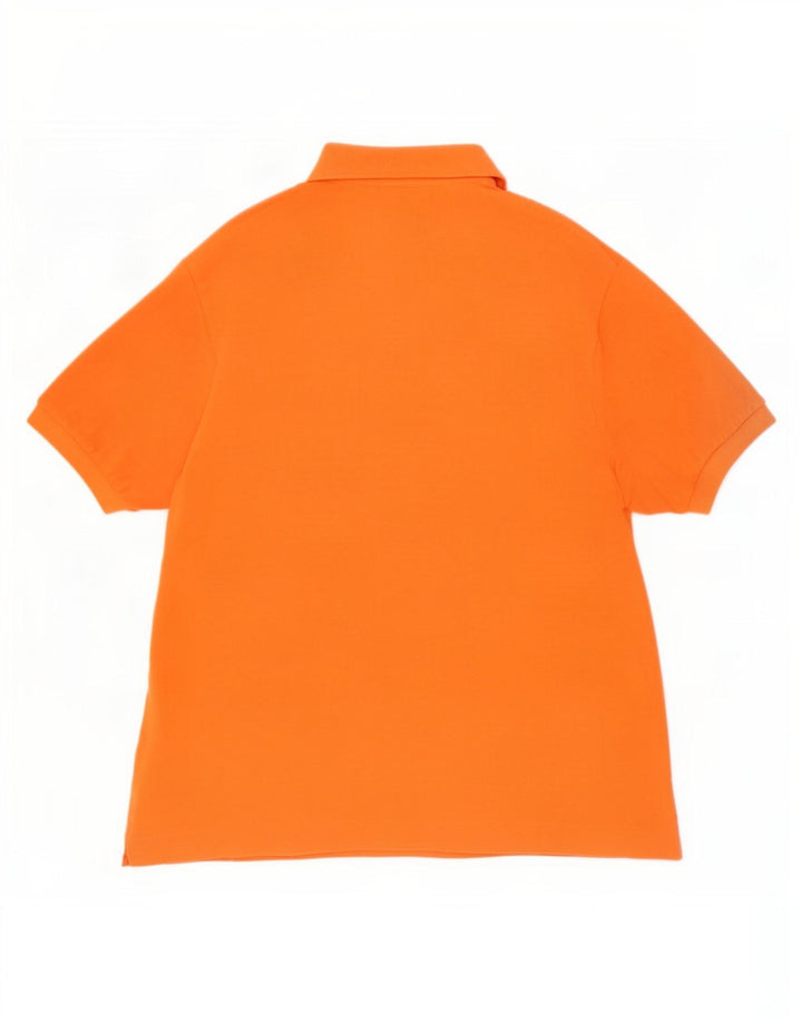 Lacoste muška polo majica veličine 4 srednje narančasta pamuk