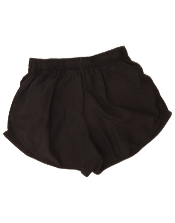 Nike Ženske Dri Fit Sportske Kratke Hlače UK 8 Mali crni poliester