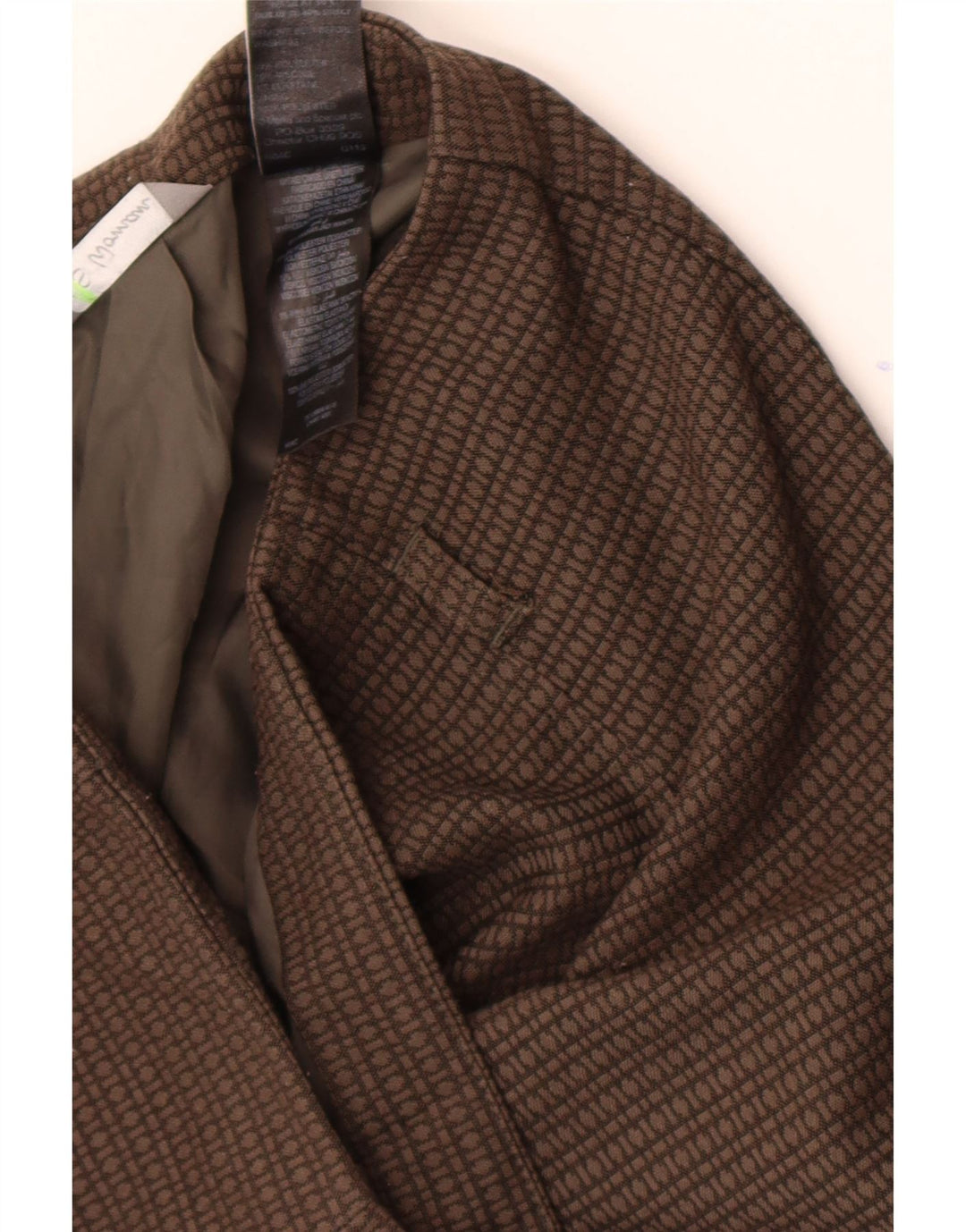 Marks & Spencer ženska pencil suknja W32 veliki smeđi geometrijski poliester