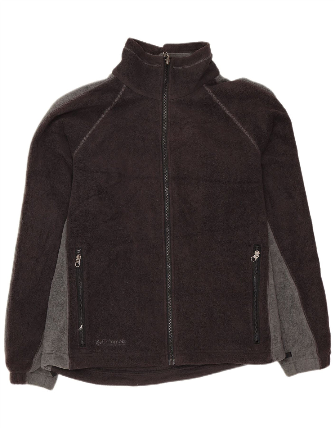 COLUMBIA Muška jakna od flisa UK 38 srednje crne boje