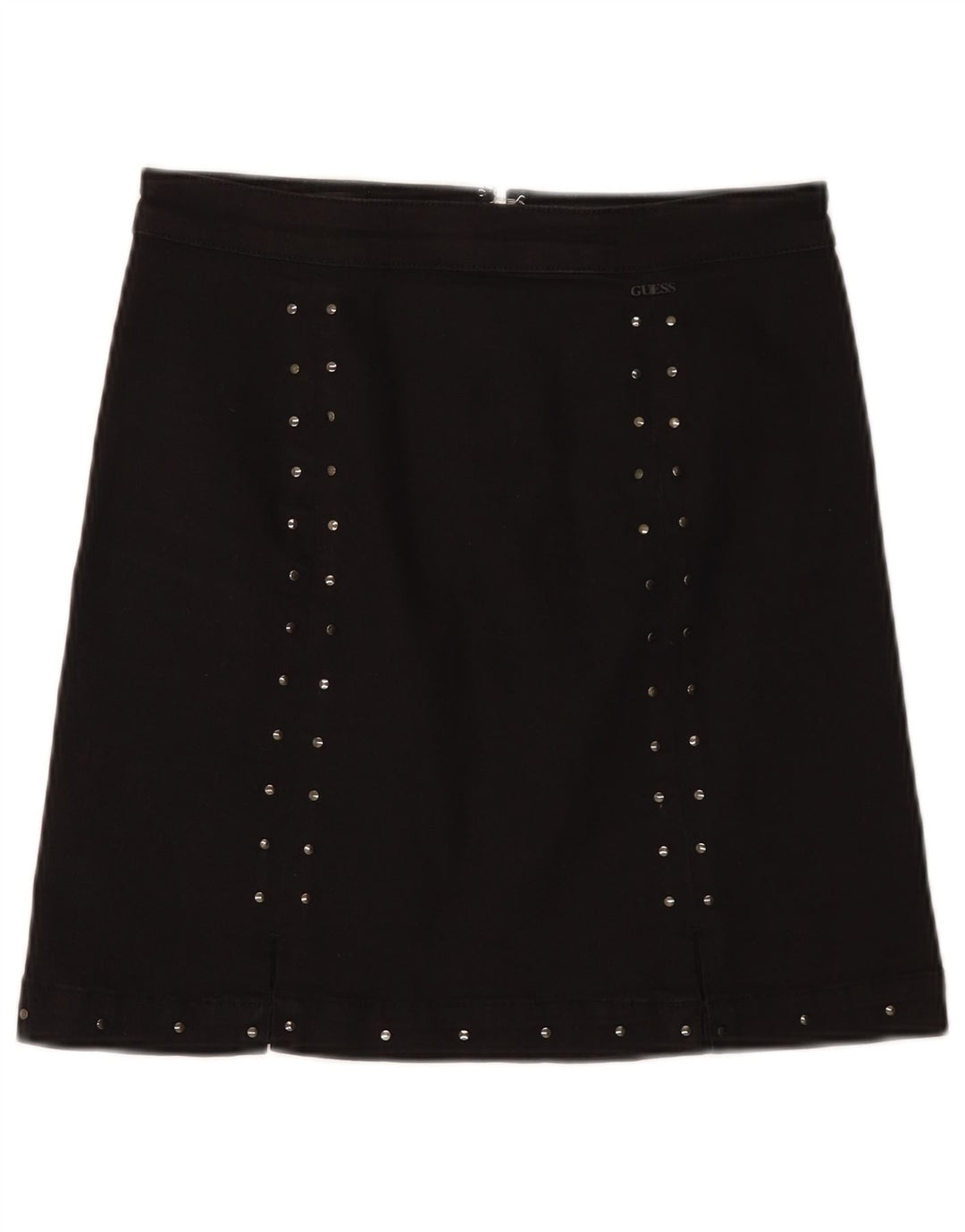 Guess Ženska mini suknja W29 Srednje crni pamuk na točkice