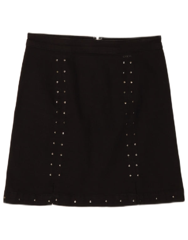 Guess Ženska mini suknja W29 Srednje crni pamuk na točkice