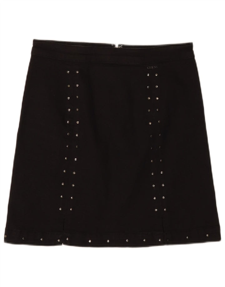 Guess Ženska mini suknja W29 Srednje crni pamuk na točkice