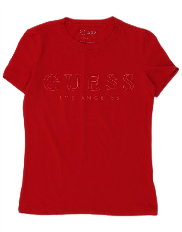 Guess Ženska grafička majica kratkih rukava UK 10 Small Red