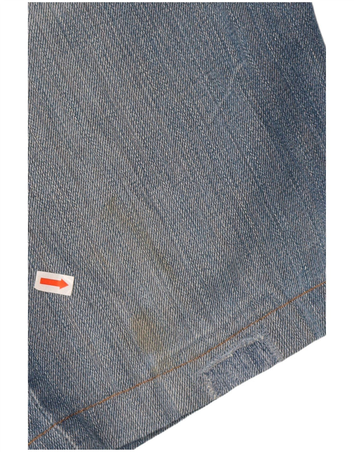 Levi's muške kratke traper hlače 752 W32 srednje plavi pamuk