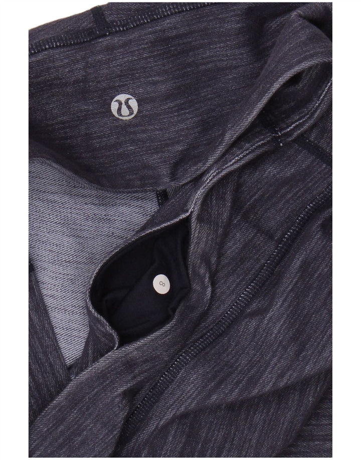 LULULEMON Ženske kapri tajice US 8 srednje ljubičaste pruge