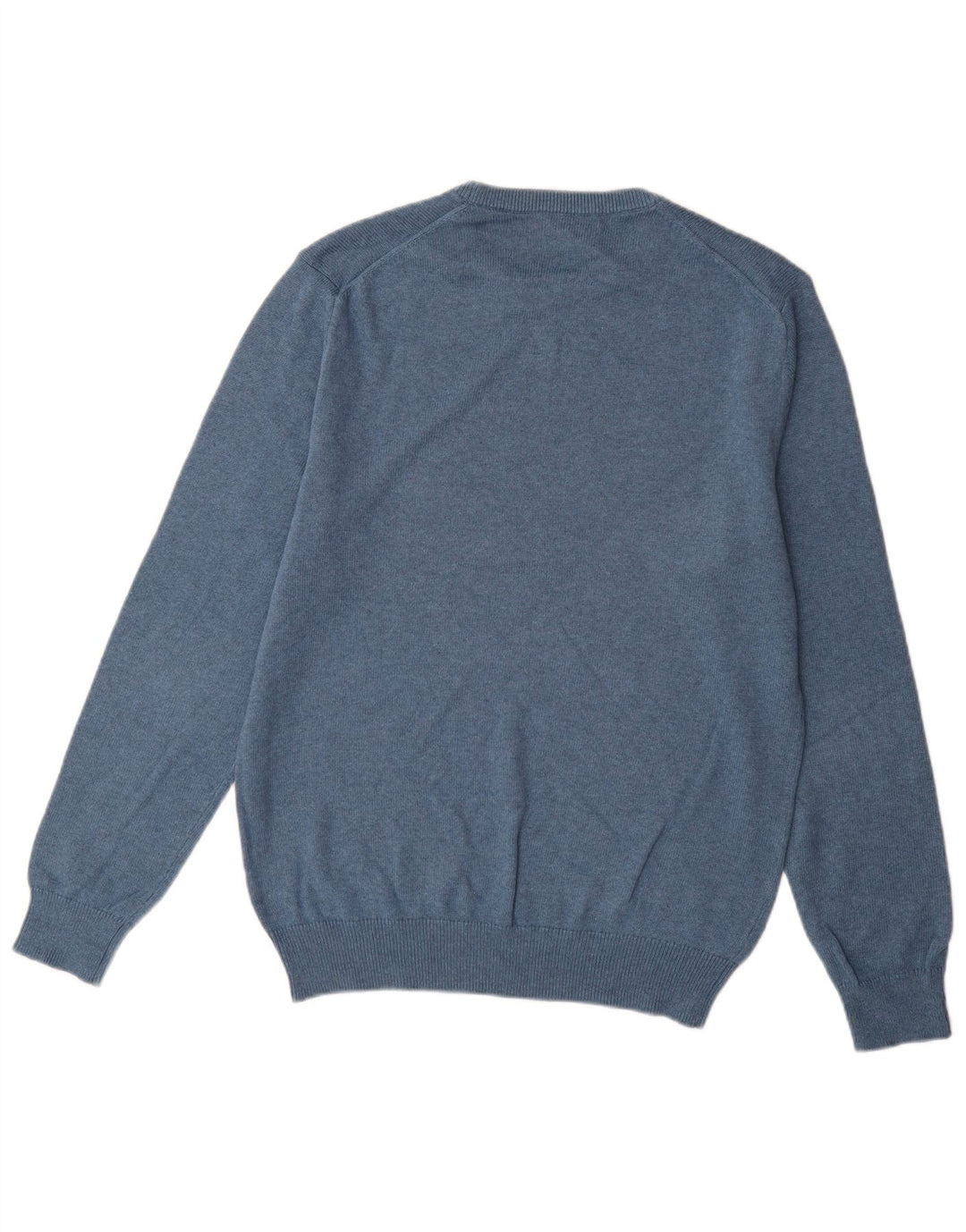 Crew Clothing Muški džemper s okruglim izrezom Srednje plavi pamuk