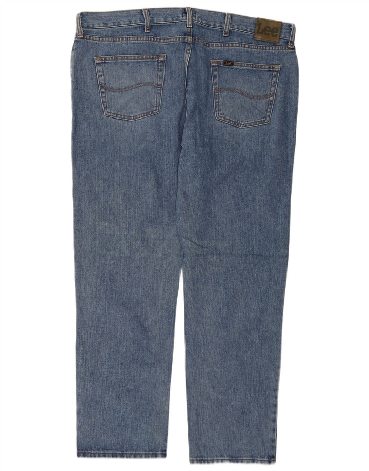 LEE Mens Slim Jeans W42 L32 Blue Cotton