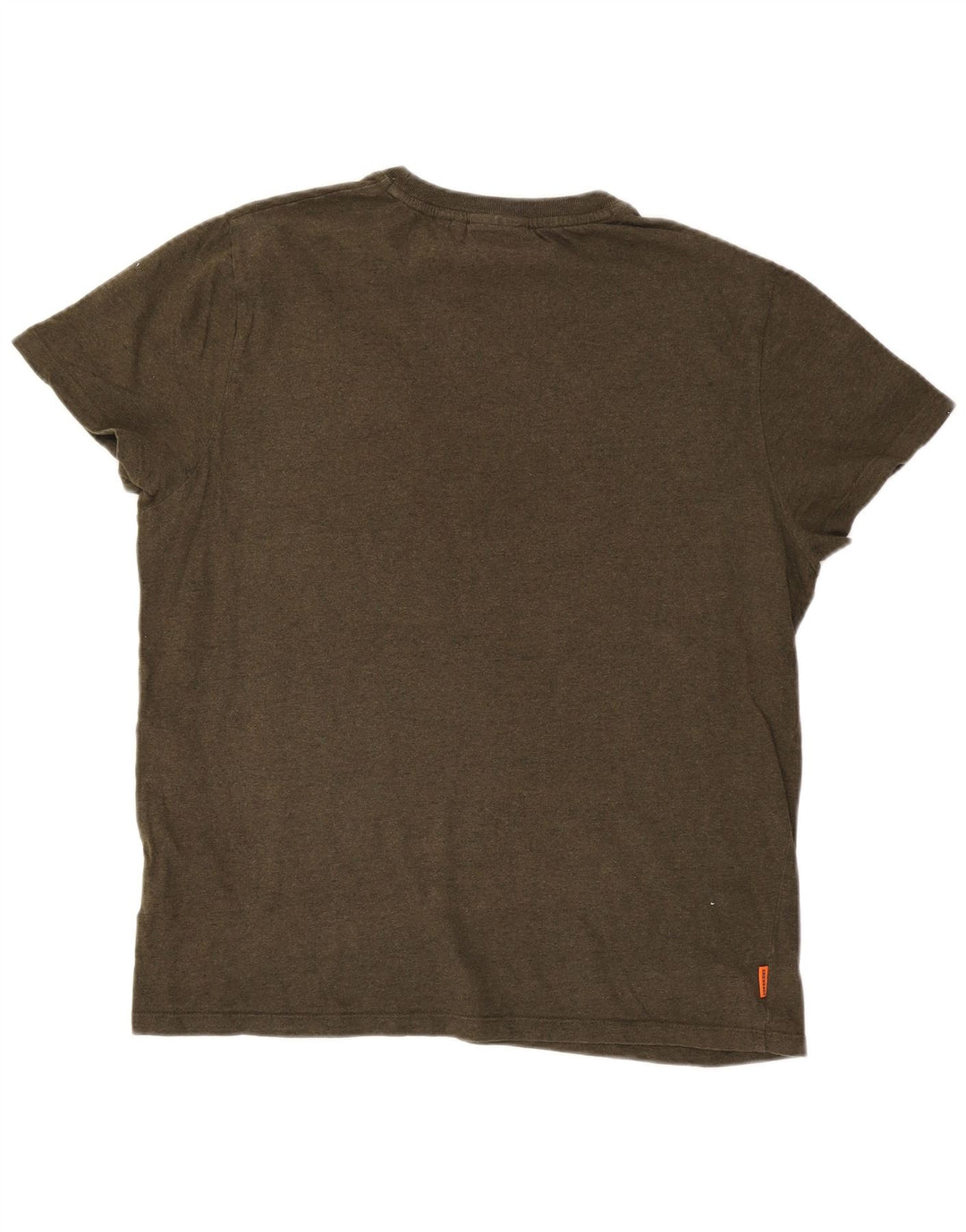 Superdry muška majica kratkih rukava 2XL kaki pamuk