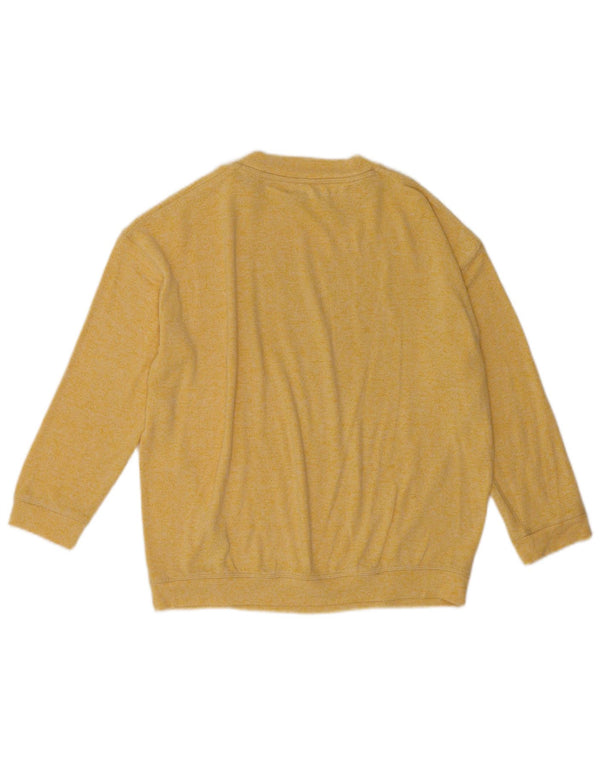 Marks & Spencer ženska prevelika bluza Top UK 10 Small Yellow Flected