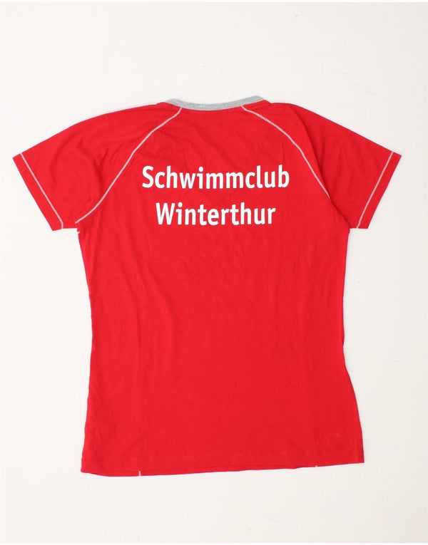 ARENA Ženska majica kratkih rukava s grafičkim motivima UK 14 Srednje crveni pamuk