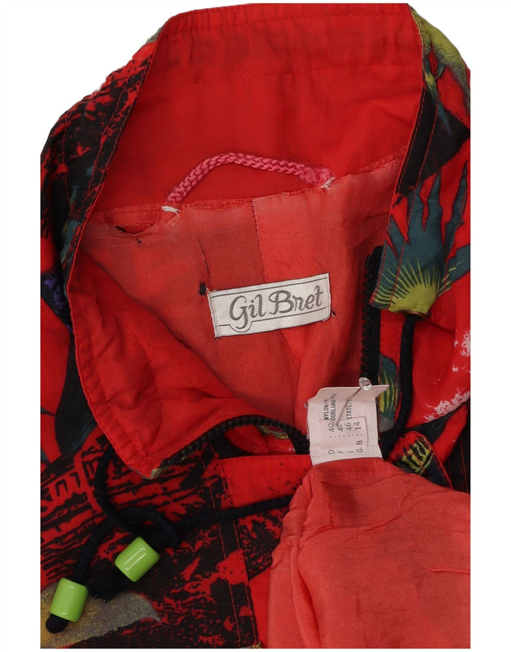 Gil Bret ženska velika vjetrovka jakna UK 14 Large Red Floral