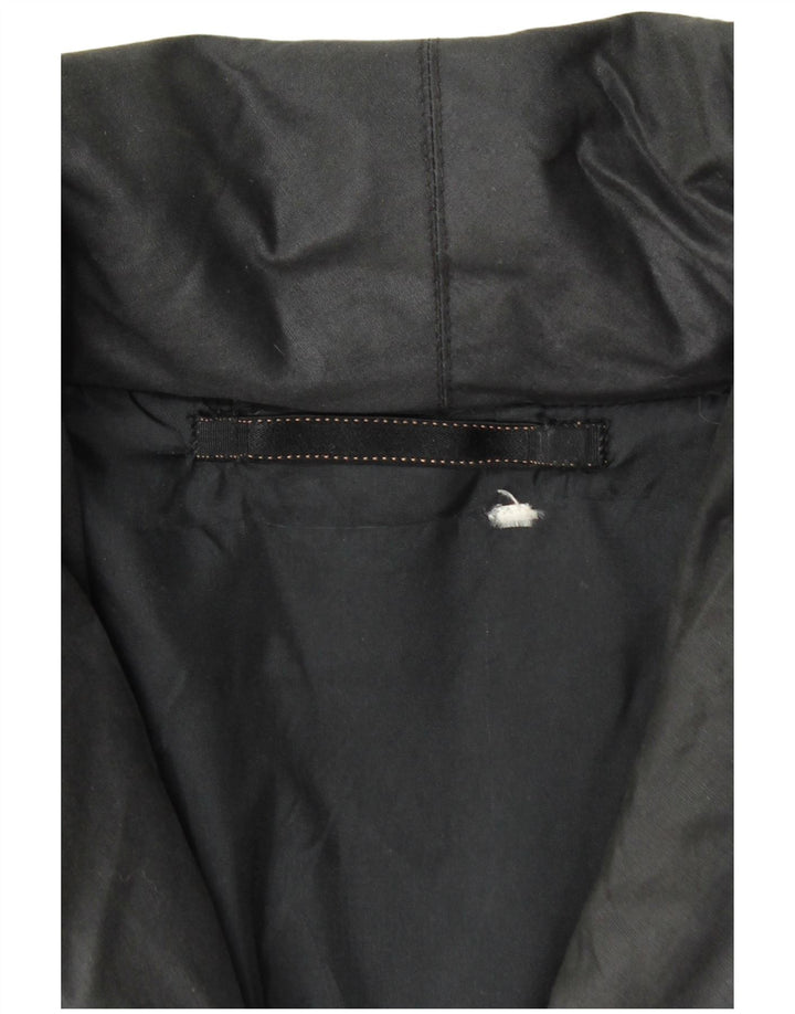 VINTAGE Ženska vjetrovka slobodnog kroja UK 20 2XL crni životinjski print