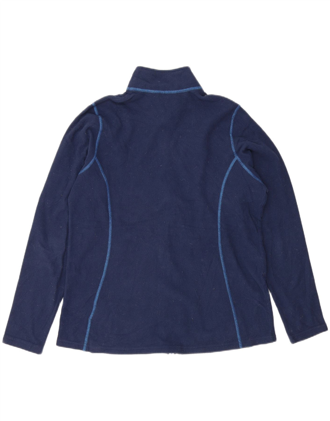 EDDIE BAUER Womens Fleece Jacket UK 18 XL Navy Blue Polyester Vintage Eddie Bauer and Second-Hand Eddie Bauer from Messina Hembry 