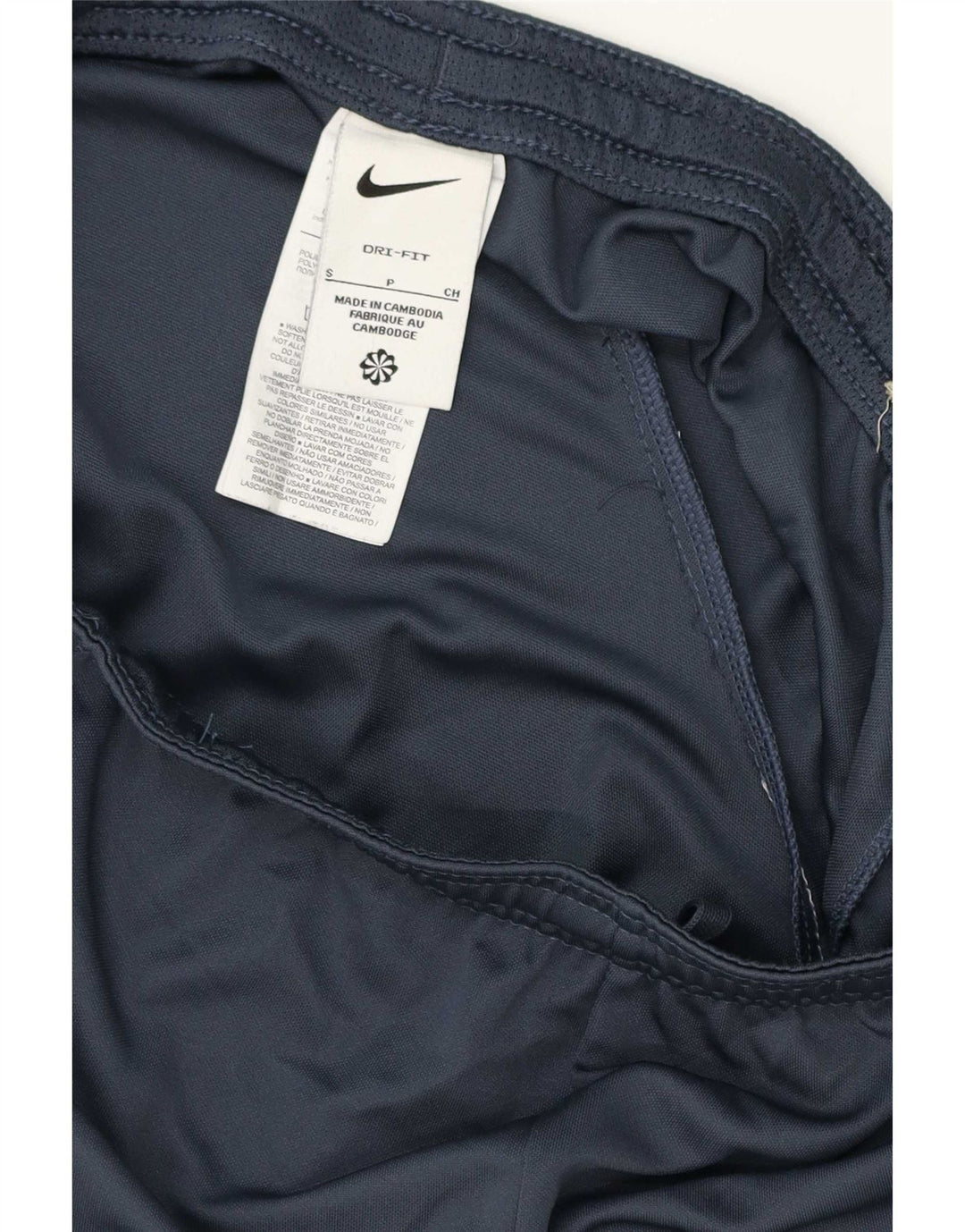 Male sportske kratke hlače Nike Dri Fit od tamnoplavog poliestera