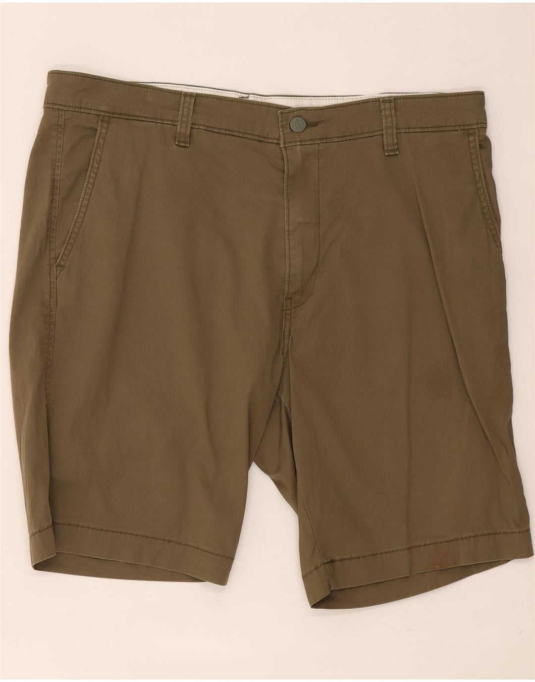 Levi's muške chino kratke hlače W36 veliki kaki pamuk