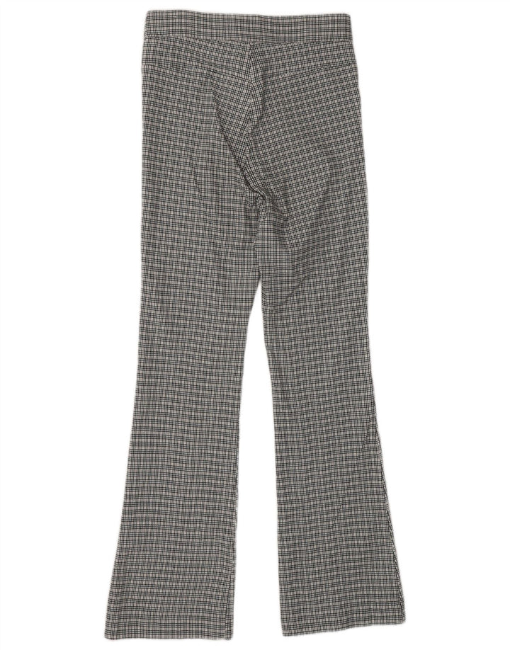 ZARA ženske ležerne hlače s kratkim krojem, male W26 L26 sivi ševron