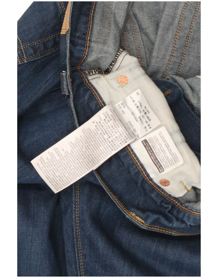 Levi's muške ravne traperice W33 L28 plavi pamuk