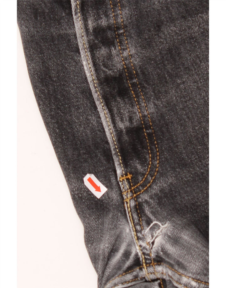 LEVI'S muške 501 ravne traperice W32 L32 crni pamuk