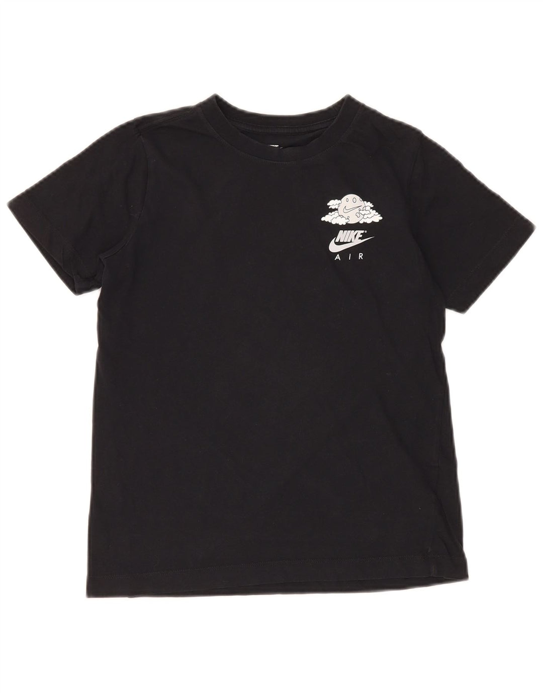 NIKE Boys Graphic T-Shirt Top 10-11 Years Medium Black Pamuk