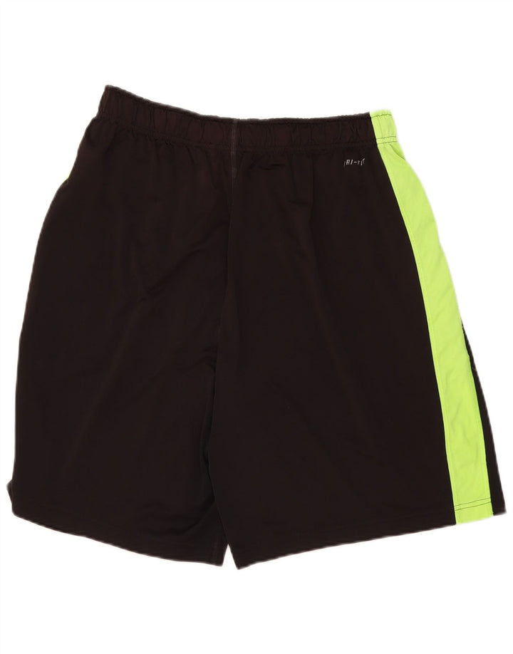 Nike muške Dri Fit sportske kratke hlače velike crne boje od poliestera