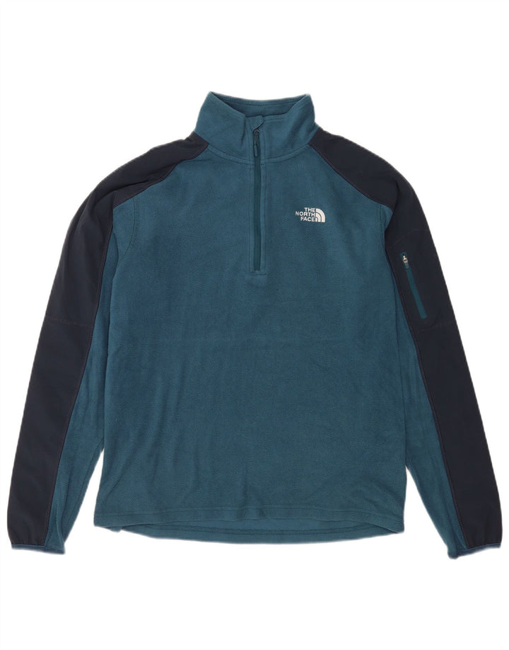 The North Face muški džemper od flisa s patentnim izrezom Mali plavi poliester u boji