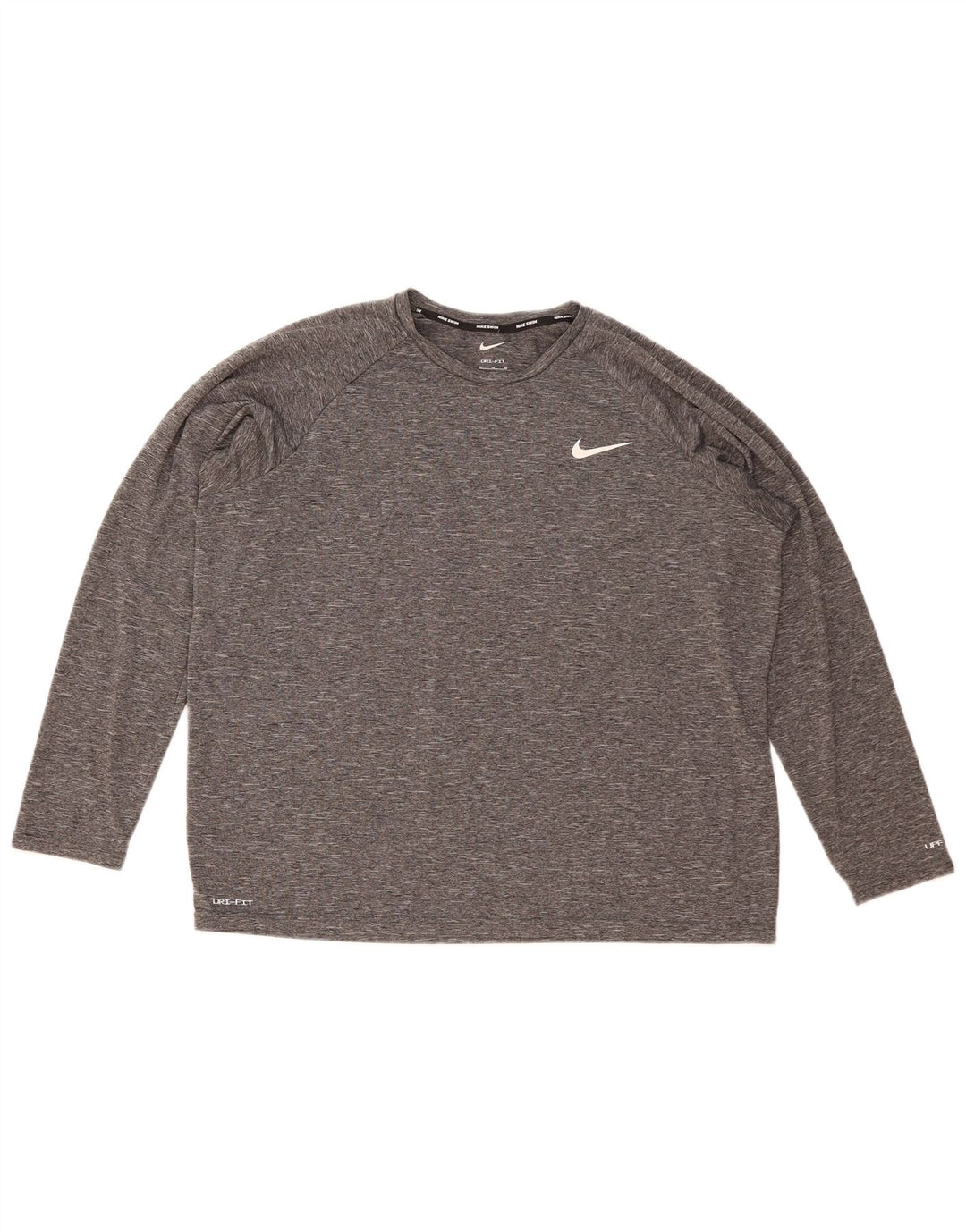 Nike muška Dri Fit majica s dugim rukavima XL siva s mrljama