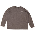 Nike muška Dri Fit majica s dugim rukavima XL siva s mrljama