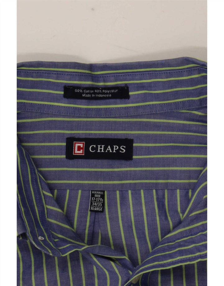 Muška košulja Chaps, veličina 17 1/2 XL, pamuk na plave pruge