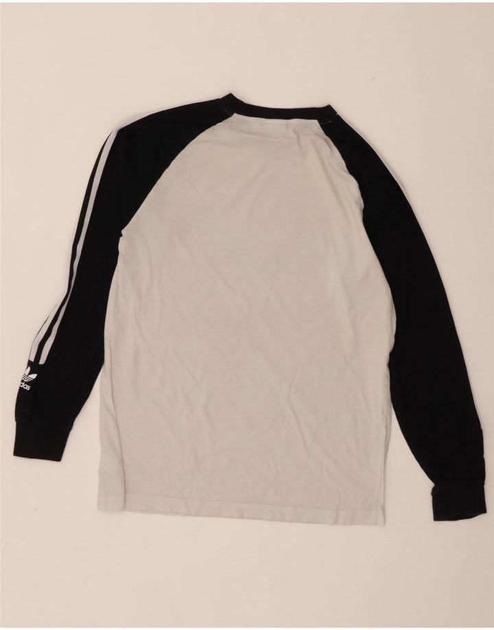 Adidas muška grafička majica dugih rukava srednje bijele boje, pamuk