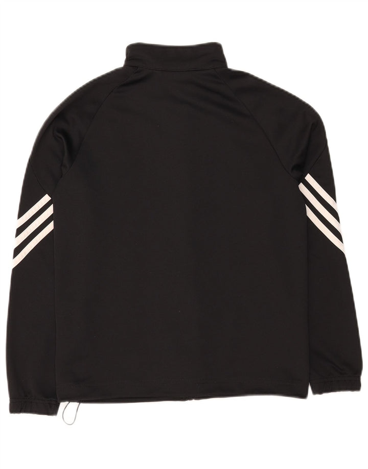 Adidas gornja jakna trenirke za djevojčice 9-10 godina, crni poliester