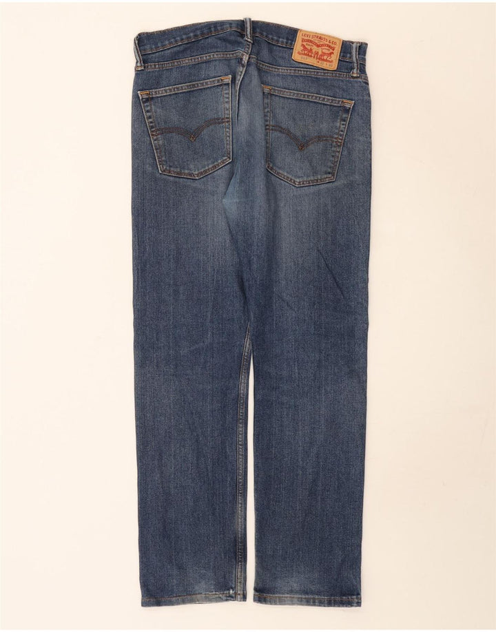 Levi's muške 513 ravne traperice W32 L30 plavi pamuk