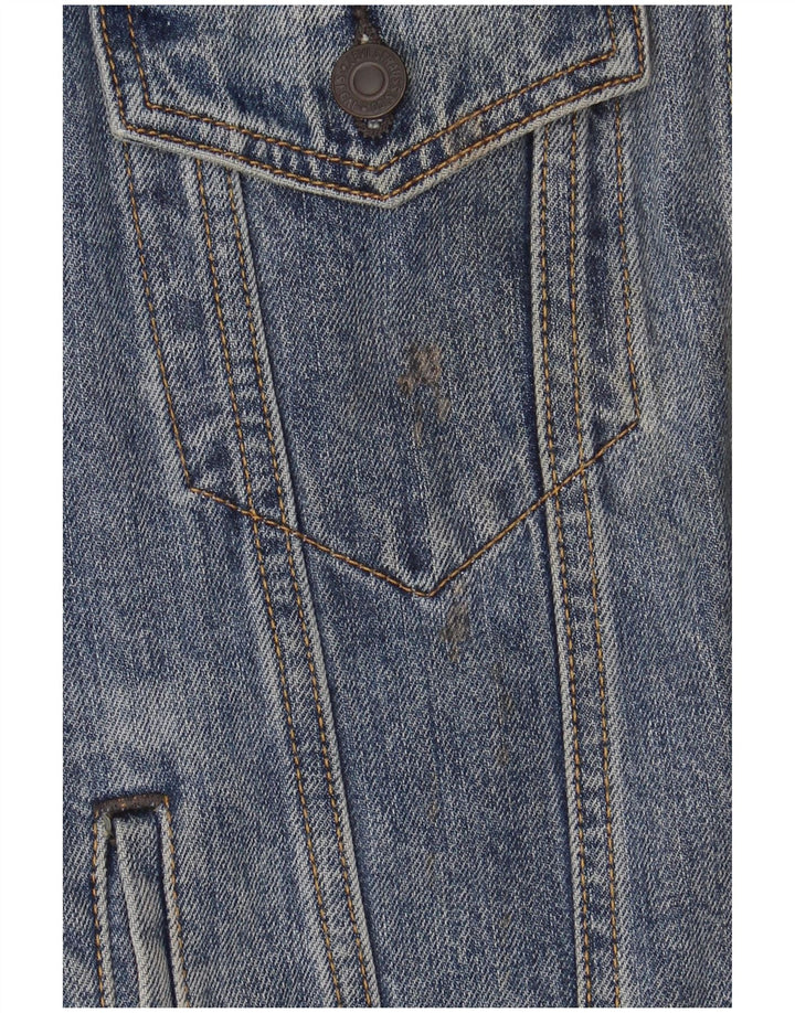 Levi's ženska traper jakna UK 10 Small Blue Cotton