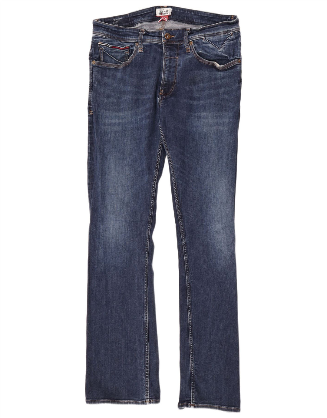 Tommy Hilfiger muške traperice Ryan Bootcut W34 L34 plavi pamuk
