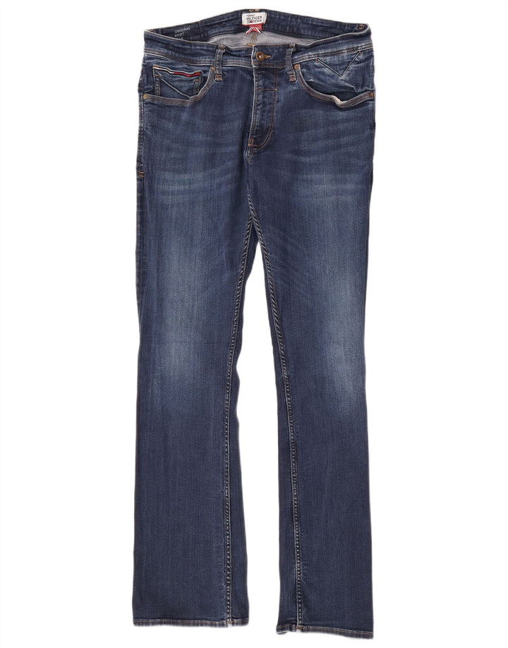 Tommy Hilfiger muške traperice Ryan Bootcut W34 L34 plavi pamuk
