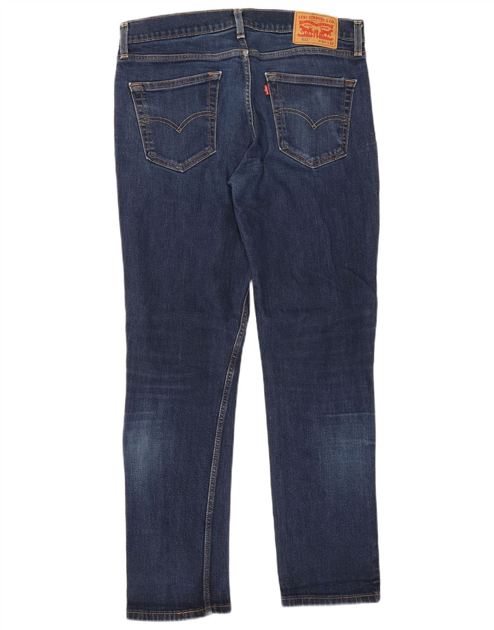 Levi's muške 511 uske traperice W34 L32 tamnoplavi pamuk