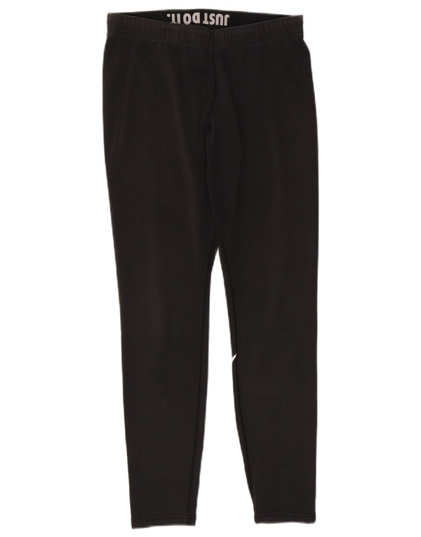 Nike ženske grafičke tajice UK 14 velike crne pamučne