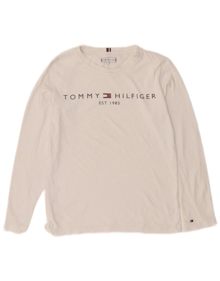 Tommy Hilfiger majica s dugim rukavima za dječake, 11-12 godina, bijela