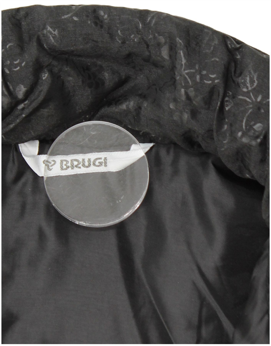 BRUGI ženska prevelika vjetrovka jakna UK 22 3XL crna cvjetna