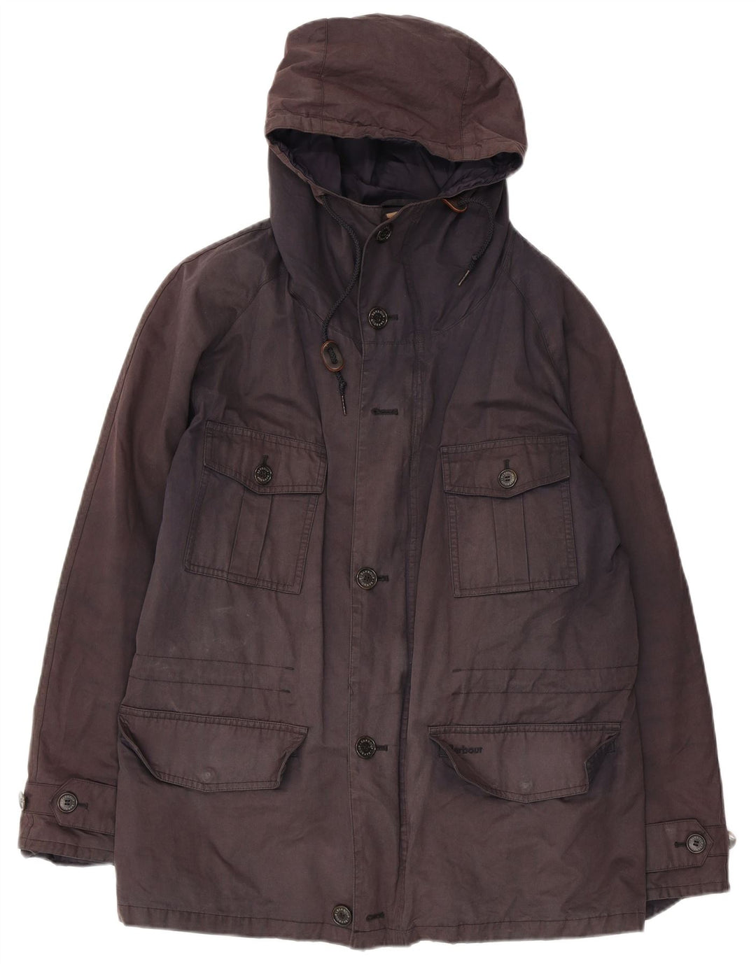 Barbour muška vodootporna jakna s kapuljačom UK 38 Srednje tamnoplavi pamuk